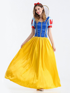 Robe longue Halloween Costume Princesse féminin avec harnais