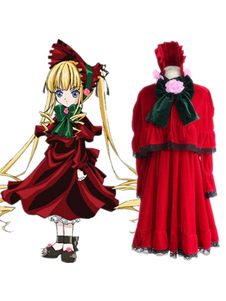 Rozen Maiden Shin Ku Reiner Rubin Halloween Cosplay Costume Lolita classique robe