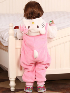 Costume mascotte rose du Chat