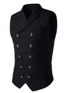 Blazer de haute qualité en coton Unicolore avec boutonnage devant