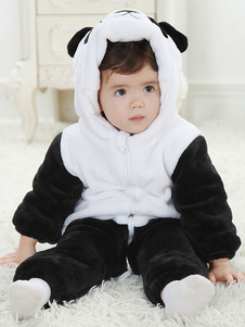 Costume mascotte blanc de Panda