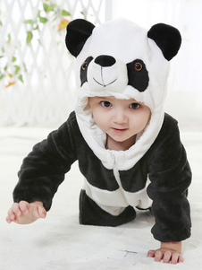 Costume Carnevale Panda gigante Costume Kigurumi flanella tuta p