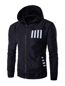 Blouson soutenu en coton multicolore