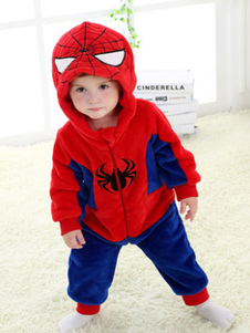 Costume mascotte rouge Spiderman