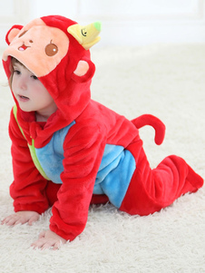 Costume mascotte rouge de Singe