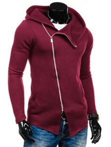 Sweat confortable en coton mélangé unicolore