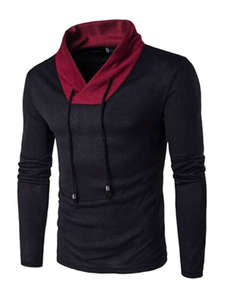 Pull parfait en coton mélangé multicolore moulant col bénitier