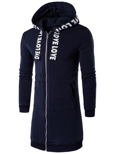 Manteau homme classique masculin en coton mélangé multicolore