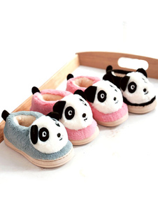 Kigurumi Animal chaussures Panda tête Sultana Accueil chaussures Snoozies féminin pour l’hiver
