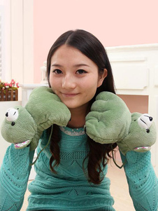 Kigurumi pyjamas vert griffe Panda Onesie Terry gants Costume pour femmes