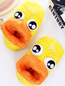 Costume jaune chaussure Terry Kigurumi pyjamas Cartoon caractère Onesie féminin