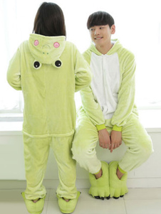 Kigurumi pyjama grenouille Onesie flanelle animaux Couple Costume
