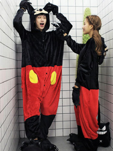 Costume Kigurumi pyjama Mickey Mouse Frédéric flanelle Couple