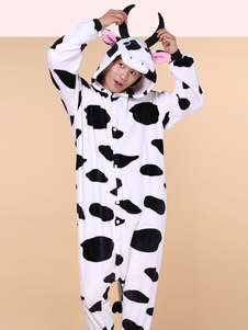 Kigurumi pyjama vache Costume Couple animaux Onesie flanelle