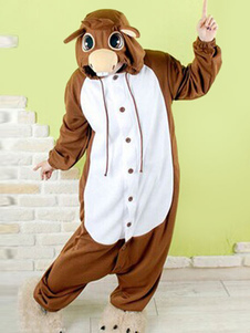 Kigurumi pyjama âne Onesie flanelle ambre Animal Costume