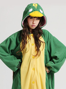 Cache-couche adulte Kigurumi pyjamas TMNT flanelle vert capuche Costume Animal