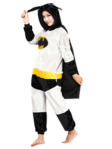 Pyjama Kigurumi Batman gris adulte Onesie flanelle Cosplay Costume