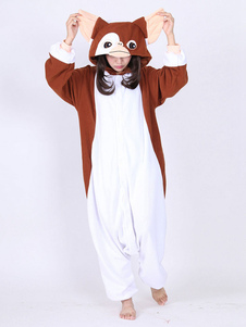 Kigurumi pyjamas Gremlins Gizmo Onesie Brown & Noël blanc Costume Animal pour adultes