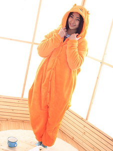 Kigurumi pyjama souris Onesie flanelle brune Costume adulte Animal