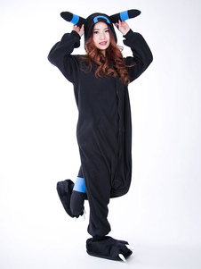 Pyjama Kigurumi Onesie noire Costume adulte flanelle Pokemon