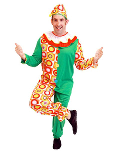 Carnaval Clown Cirque des Costume costume d’Halloween Costume Satin défini pour les hommes