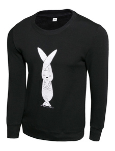 Sweat de qualité en coton noir