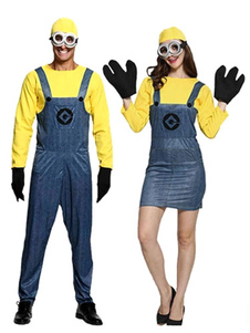 Serviteurs des Couples Costume deux ton porte-jarretelles pantalon et robe avec chapeau