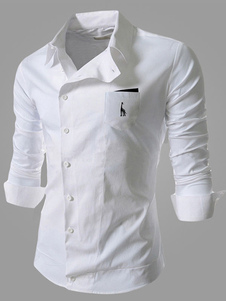 Chemise en coton manches longues