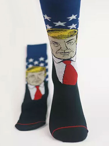Donald Trump chaussettes Costume Halloween U.S. Président coton Crew Socks