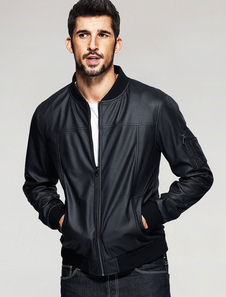 Blouson beau synthétique noir