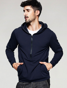 Sweat populaire en coton bleu royal