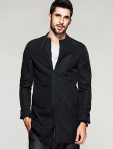 Blouson de qualité synthétique noir