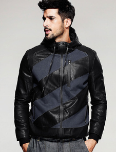 Blouson beau synthétique noir