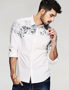 Chemise synthétique manches longues