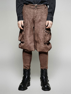 Steampunk hommes pantalons pantalons Vintage Costume victorien