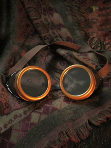 Halloween Steampunk Vintage lunettes marron accessoire de Costume