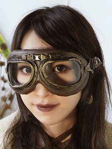 Halloween Steampunk lunettes accessoires Vintage Costume Bronze