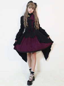 Belle robe à bretelles lolita en coton Robe