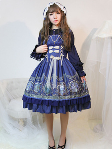 Robe à bretelles lolita séduisante en chiffon Robe