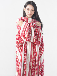 Onesie Snuggie pyjama Noël couchage couverture à manches longues pour adulte