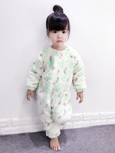 Kigurumi pyjamas alimentaire Onesie blanc flanelle manches longues hiver vêtements de nuit pour enfa