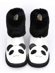 kawaii Lolita bottes Panda oreille fausse fourrure haut Lolita Shoes