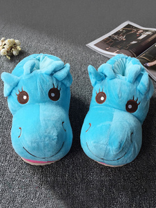 Slipper chaussures de Costume Kigurumi pyjamas cache-couche chaussures patte bleu animaux adultes