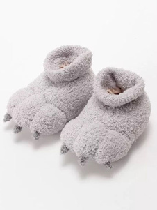 Pyjama Kigurumi Bear Onesie blanc coton griffe chaussons chaussures pour enfants
