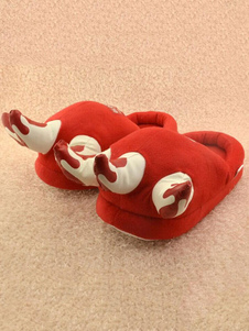 Pyjama Kigurumi Bear Onesie rouge chaussettes chaussons Costume pour femmes