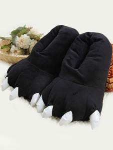 Pyjama Kigurumi Bear Onesie Black Chaussures patte adultes Costume Slipper