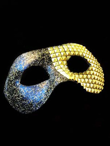 Halloween Masquerade masque femme de clouté accessoires de Costume Mardi Gras 2 couleurs Eye Mask