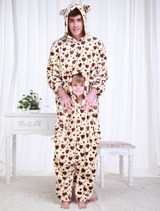 Kigurumi pyjama Dalmatien Onesie Snuggie For Adult Sleepwear animaux kaki