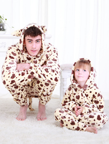 Kigurumi pyjama Dalmatien Onesie Snuggie pour vêtements de nuit enfants animaux