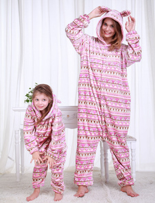 Kigurumi pyjamas Bunny Girl Onesie adulte vêtements de nuit animaux rose Costume